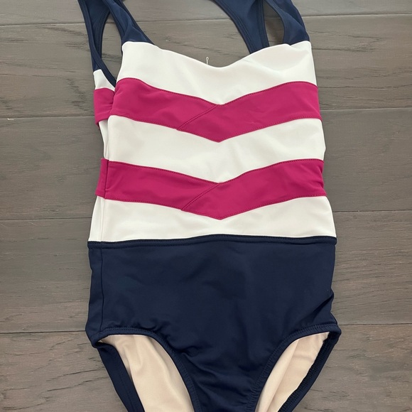 Stylish Navy and Pink Kids Bodysuit - Picture 1 of 3
